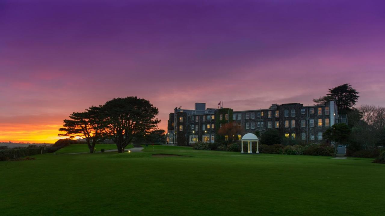 The Carlyon Bay Hotel And Spa St Austell Exterior foto